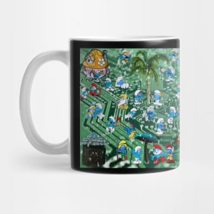 ELECTRONIC SMURF ART PRINTS Mug